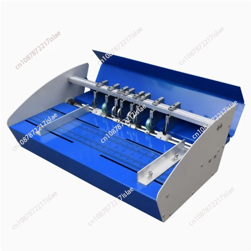 110/220V Blue 18 Inch 460mm Electric Creaser Scorer Perforator 3 in1 Combo Paper Creasing Perforating 3 Function Machine 1PC