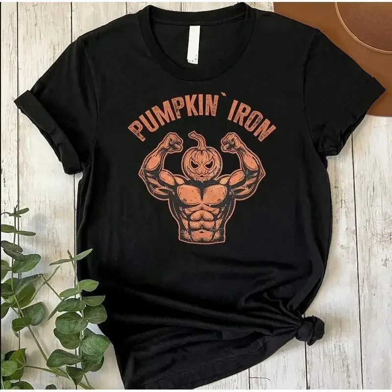 C031 Pumpkin' Iron T Shirt Pumpkin Halloween