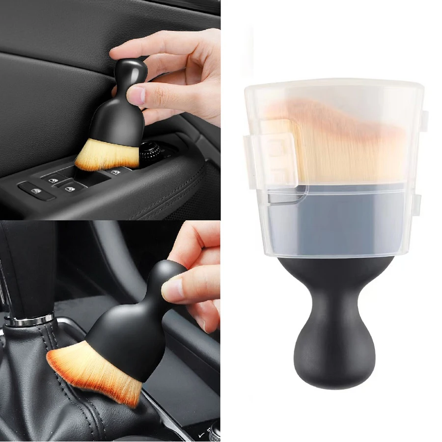 

Car Air Conditioning Outlet Cleaning Brush, Fluffy Brush, Short Gap Dust Removal Brush, Interior Cleaning Tool