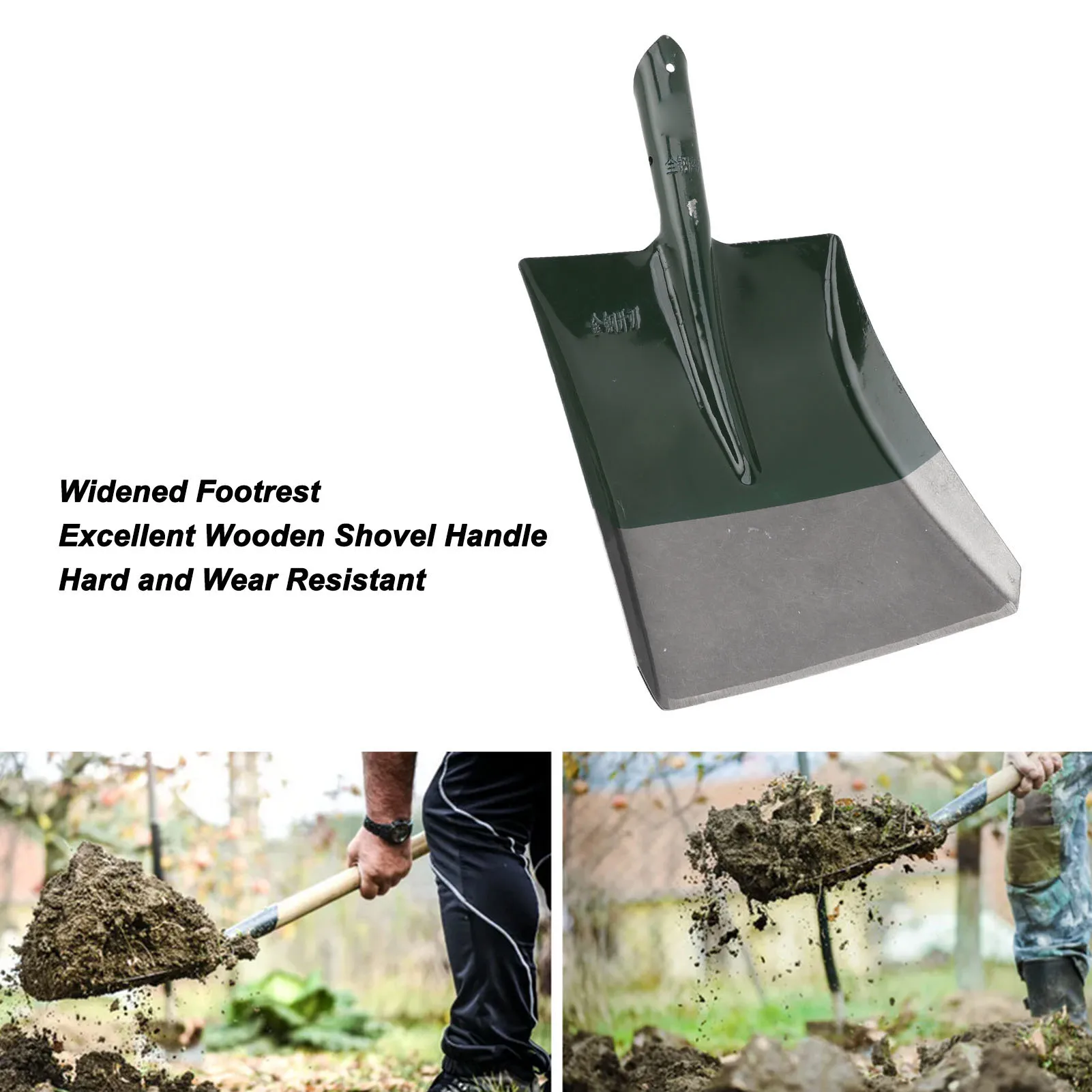 Car Snow Shovel Digging Shovel Manganese Steel Thickened Multifunctional  Point Digging Shovel  Point Digging Shovel