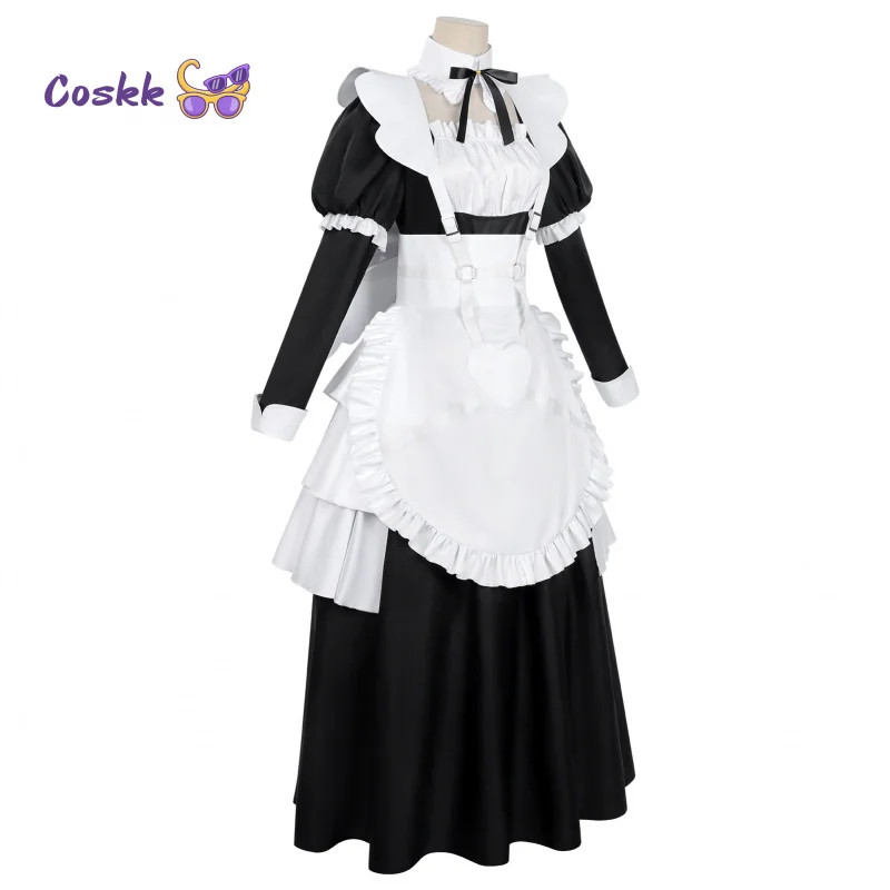 

Anime Playing Death Games to Put Food on the Table Kanako Maid Cosplay Costume Dress Outfit Halloween Carnival Party Uniform