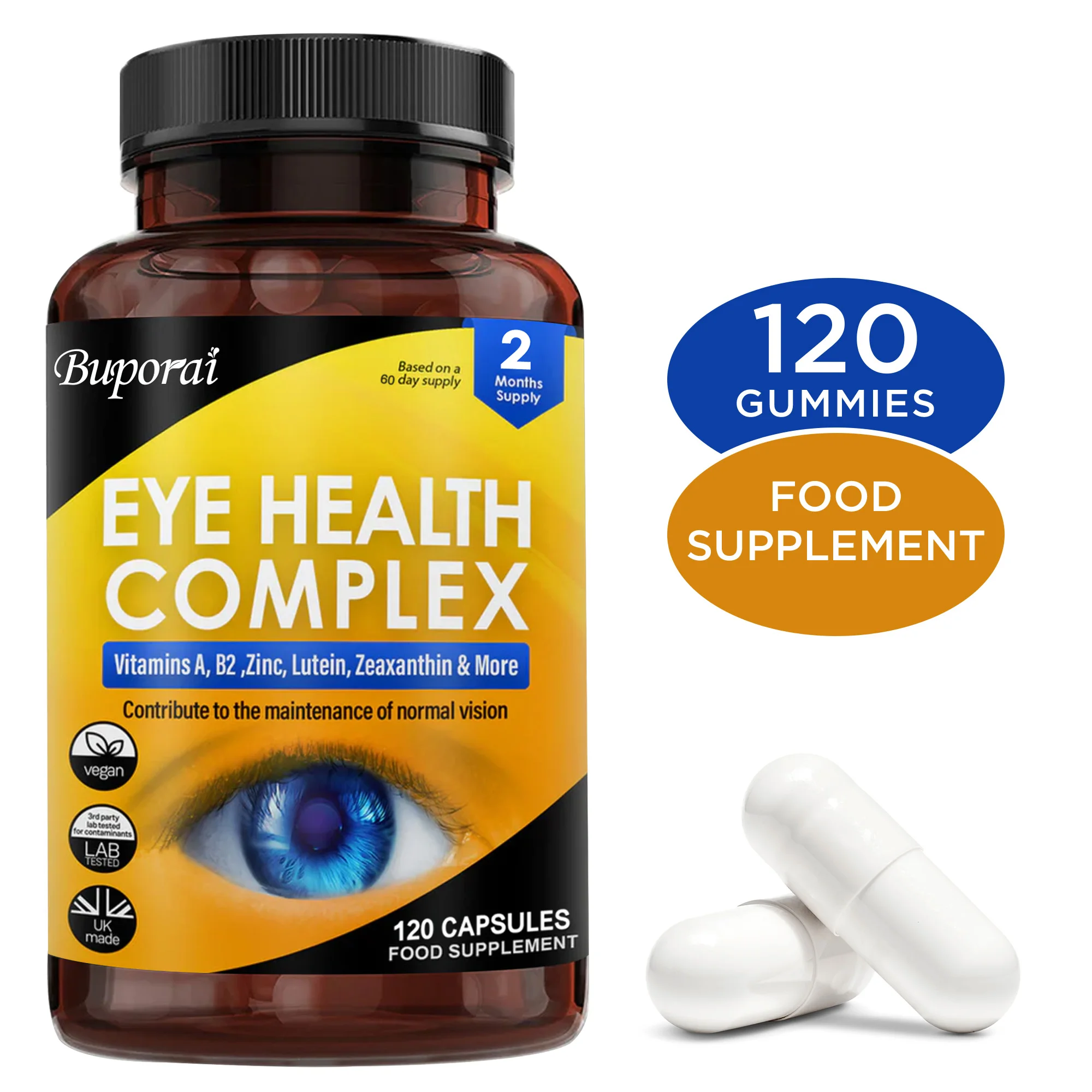

Eye Health Complex - Maintain Healthy Vision, Improve Sleep Quality, and Enhance Absorption, Relieve Eye Fatigue and Dry Eyes