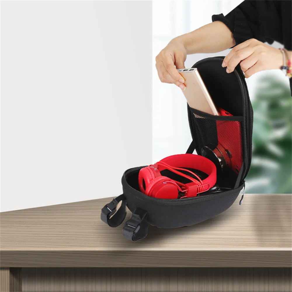 سكوتر حقيبة مقود الدراجة ل M365/PRO ES1/ES2 سكوتر كهربائي الكبار ، حقيبة للحمل الأمامية سعة كبيرة إيفا دراجة مقاومة للماء