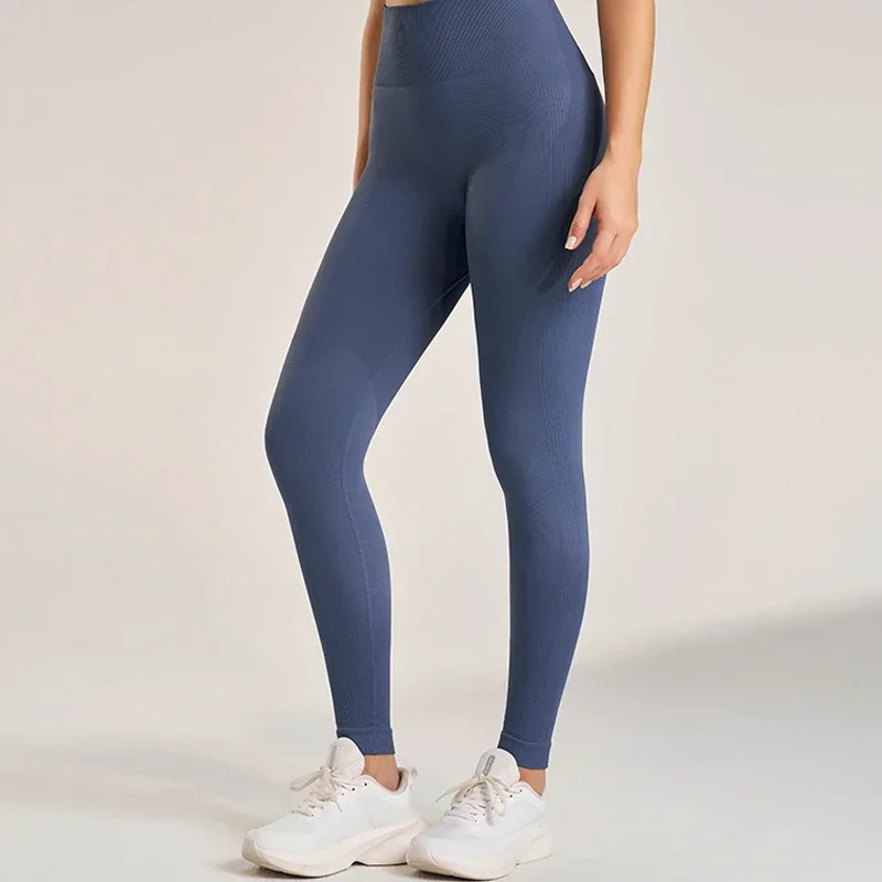 ヨガランニングスキニーストレッチボトムナインパンツ女性のスポーツフィットネスパンツハイウエストおなか引き締め速乾ヨガパンツ