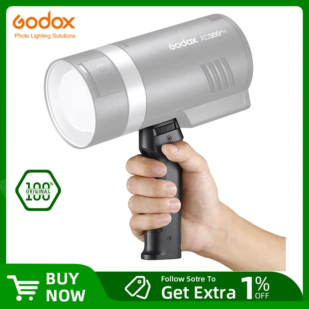 Godox FG-100 Flash Grip Handheld Stabilizer for AD200 AD200PRO AD100PRO AD300PRO Flash Grip