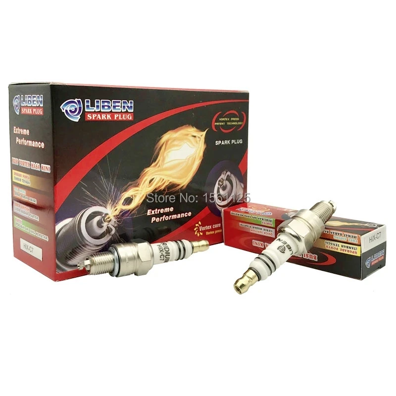 2 4 10PCS 100% VORTEX IRIDIUM Spark Plug HIX-C7 for TT-R 125 U22FS-U Z7G CR7HIX CR7HSA C7HSA CR7HGP IUF22 IUF20 J4520 CR6HSA