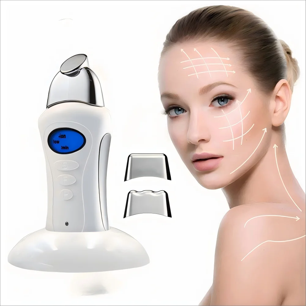 Microstroom gezichtsapparaat Anti-aging huidtoner Lifting Rimpelreductie Magnetische kop Serum Infusie Oplaadbaar schoonheidshulpmiddel