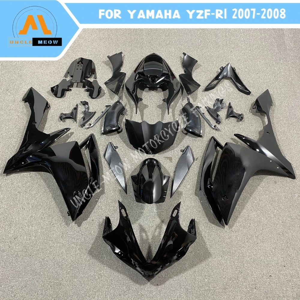 Customizable Motorcycle Fairing Kit High Quality ABS Plastics Fits YAMAHA YZFR1 YZF R1 2007 2008 Bodywork Set