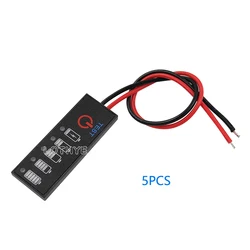 5PCS 18650 Lipo Lithium Battery Capacity Tester Meter 1S 2S 3S 4S 5S 6S 7S 3.7-25.2V Li-Ion Battery Level Indicator Led Display