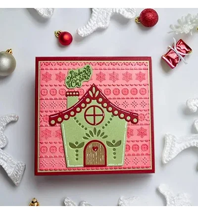 Christmas Tree Box House Flowers Baubles Moose Spide Leaf Metal Cutting Dies Stamp Stencil Embossing Diy Greeting Card 2024 New