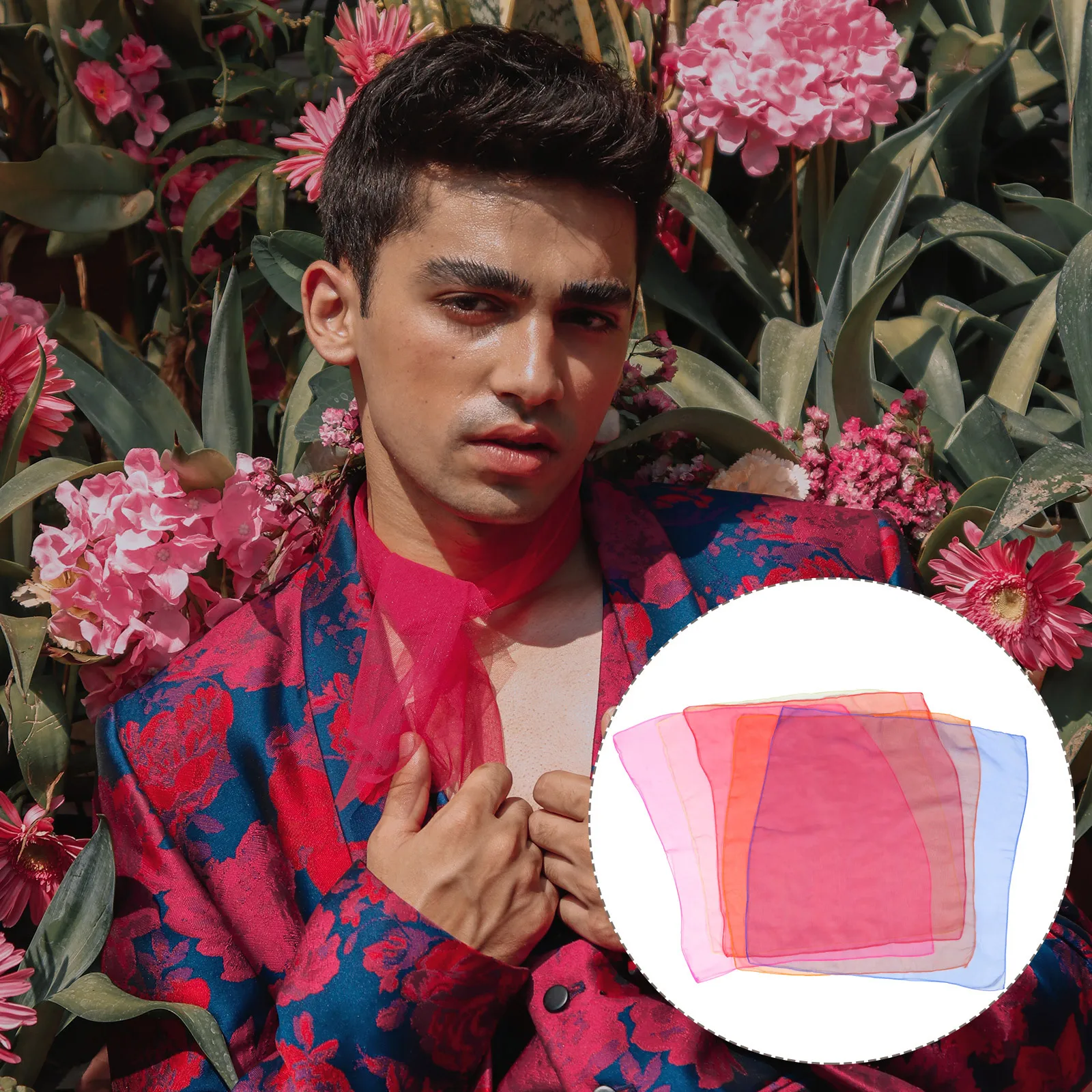 

10Pcs Bright Candy Juggling Scarves Stage Performance Square Scarf Play Props Play Scarves Juggling Scarf Props