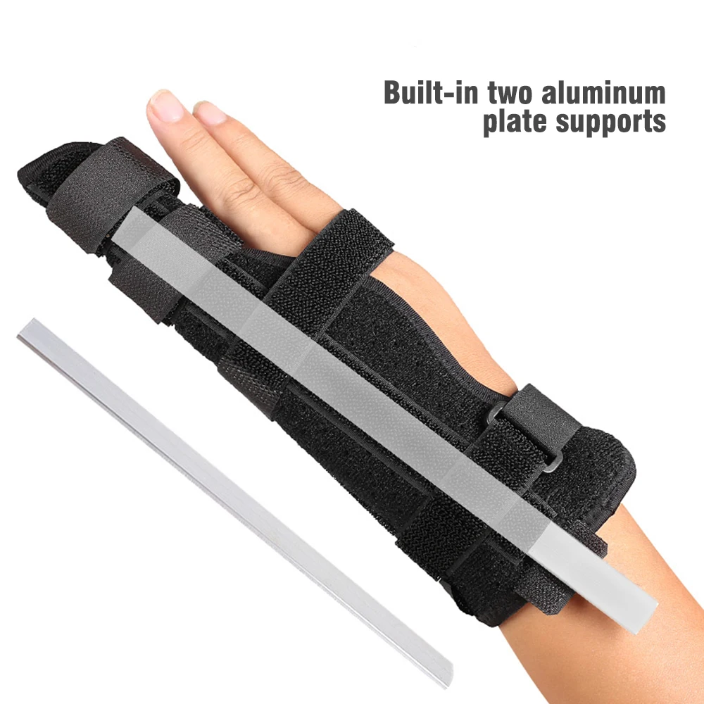 Adjustable Compression Finger Holder Protector Brace Sports Wrist Thumbs Hands Arthritis Splint Support Protective Guard