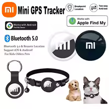 Xiaomi Mini GPS Tracker System For FindMy App Airtag Smart Bluetooth Locator Child Finder Bag Anti-Loss Pet Collar With Tracker