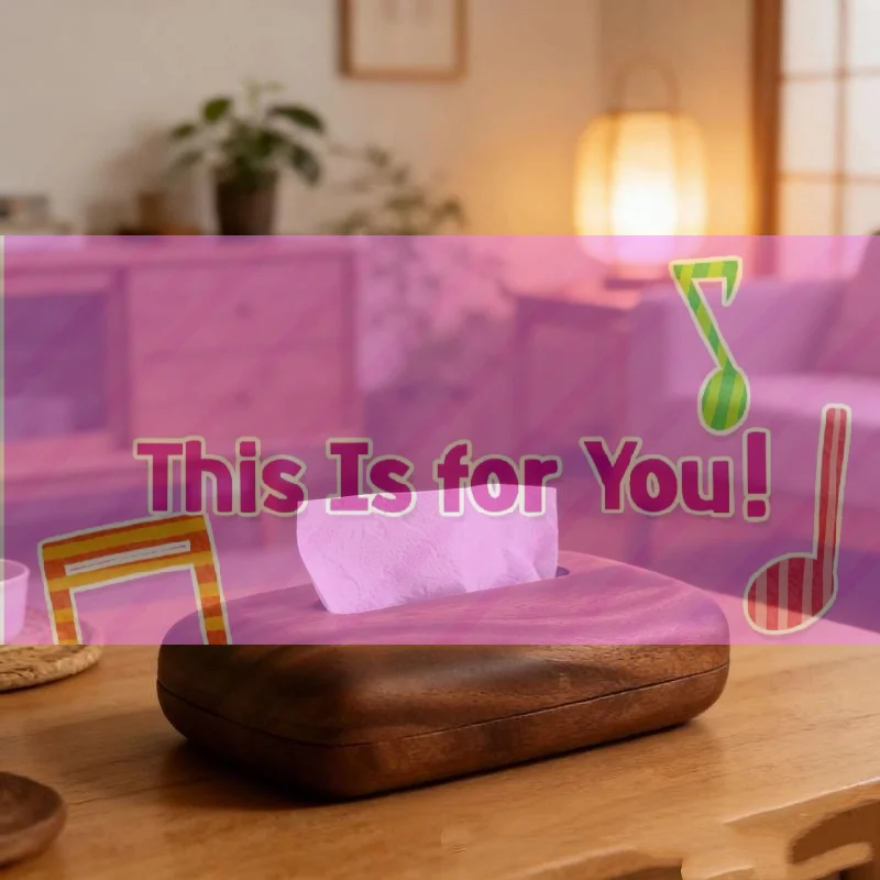 【HMA】1Pcs Home Decor Walnut Wood Tissue Box Cover Holder Modern Rectangular Design With Removable Lid For Tabletop Bathroom