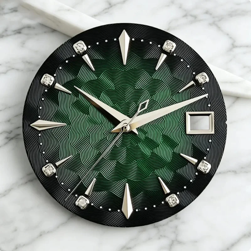 35mm Cocktail diamond Presage watch dial and hands suitable for NH35 NH36 automatic movement replacement parts