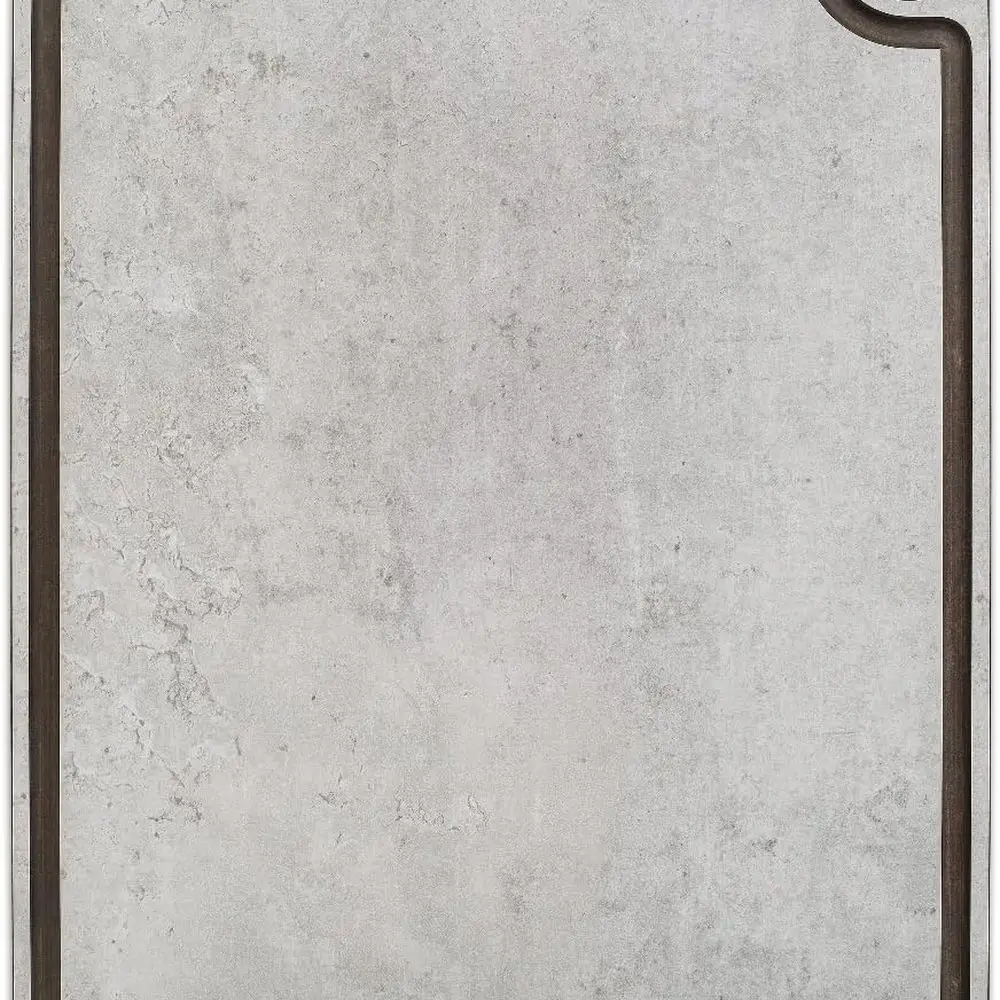 

Grey 17x13 Professional Chopping Board with Anti-Spill Channel and Hanger, Cellulose Fiber and Resin Material