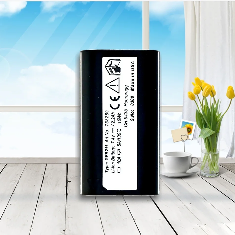 

GEB211 Батарея для LEICA ATX1200 ATX1230 GPS1200 GPS900 GRX1200 Сменная литий-полимерная батарея тахеометра