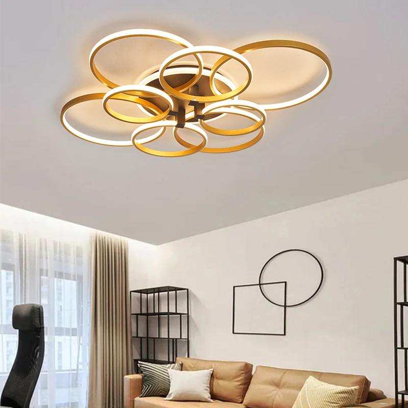 

Surface Mounted ceiling chandelier lamps for living bed room lampara techo home Decoration Modern led chandelier light fixtures