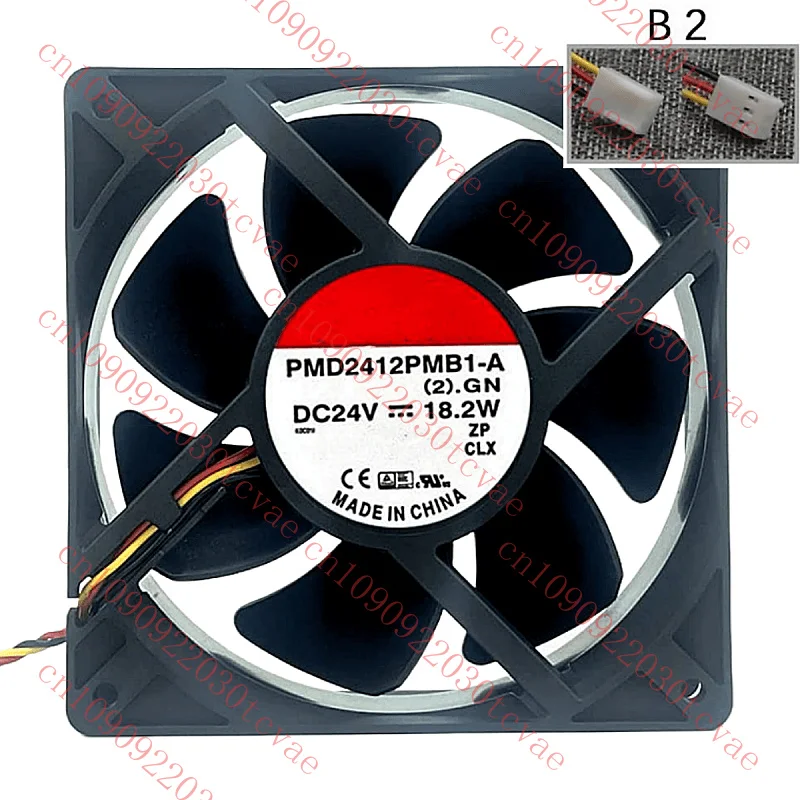 

Genuine New PMD2412PMB1-A DC24V 18.2W Three Lines 120*120*38MM Cooling Fan