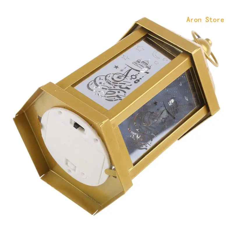 Retro Elegante Ramadan Lampada a sospensione Eid Mubarak Elemento Lampada a mano Eid Ramadan Islamico Casa per interni per feste