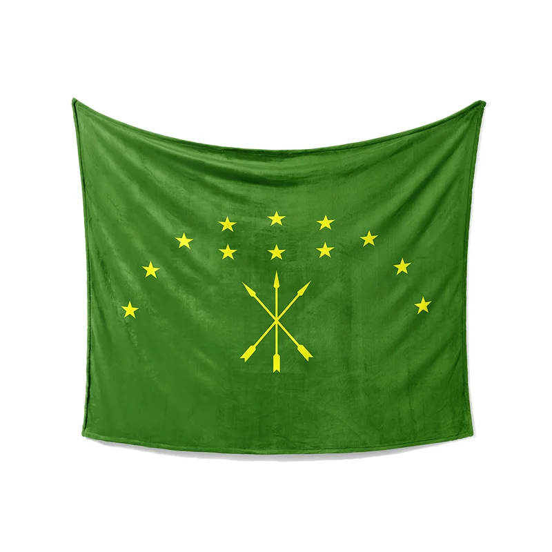 Gaslight Gatekeep Girlboss Circassian Adygea Russia Throw Blanket for Women Men Girls Boys Kids Pets Dogs Cats Couch Sofa