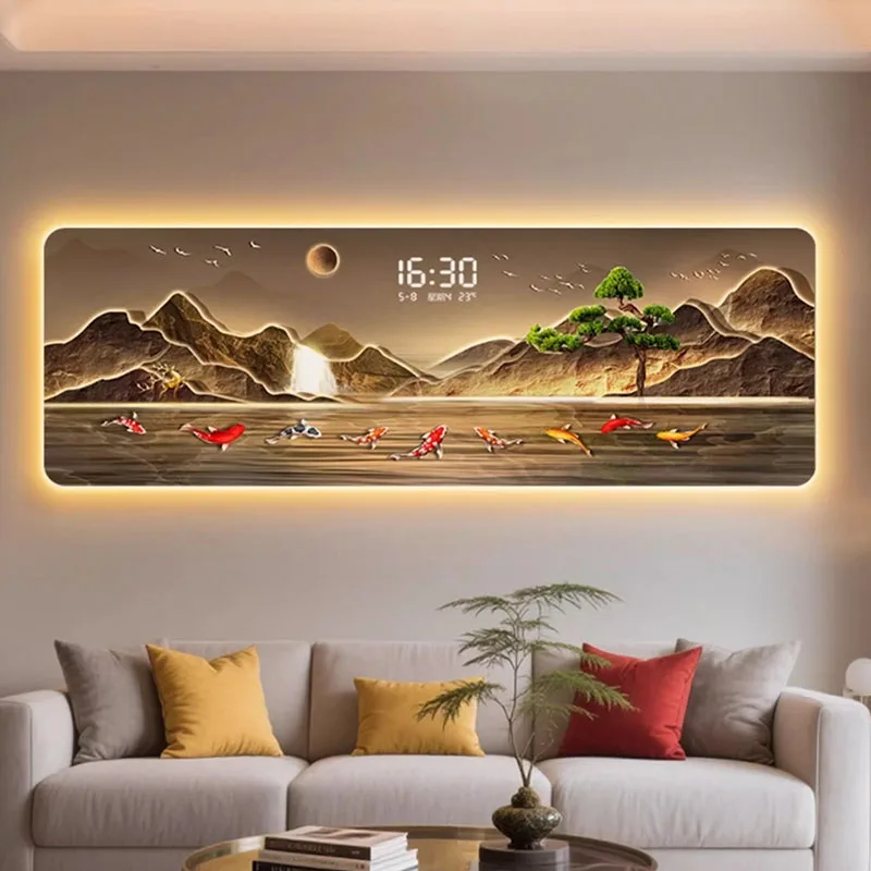 Metall Wand Kunst Wohnzimmer Uhr Wand Ästhetische Led Stille Mode Wand Uhr Xenomorph Kunst Wandbild Reloj Pared Zimmer Dekorationen