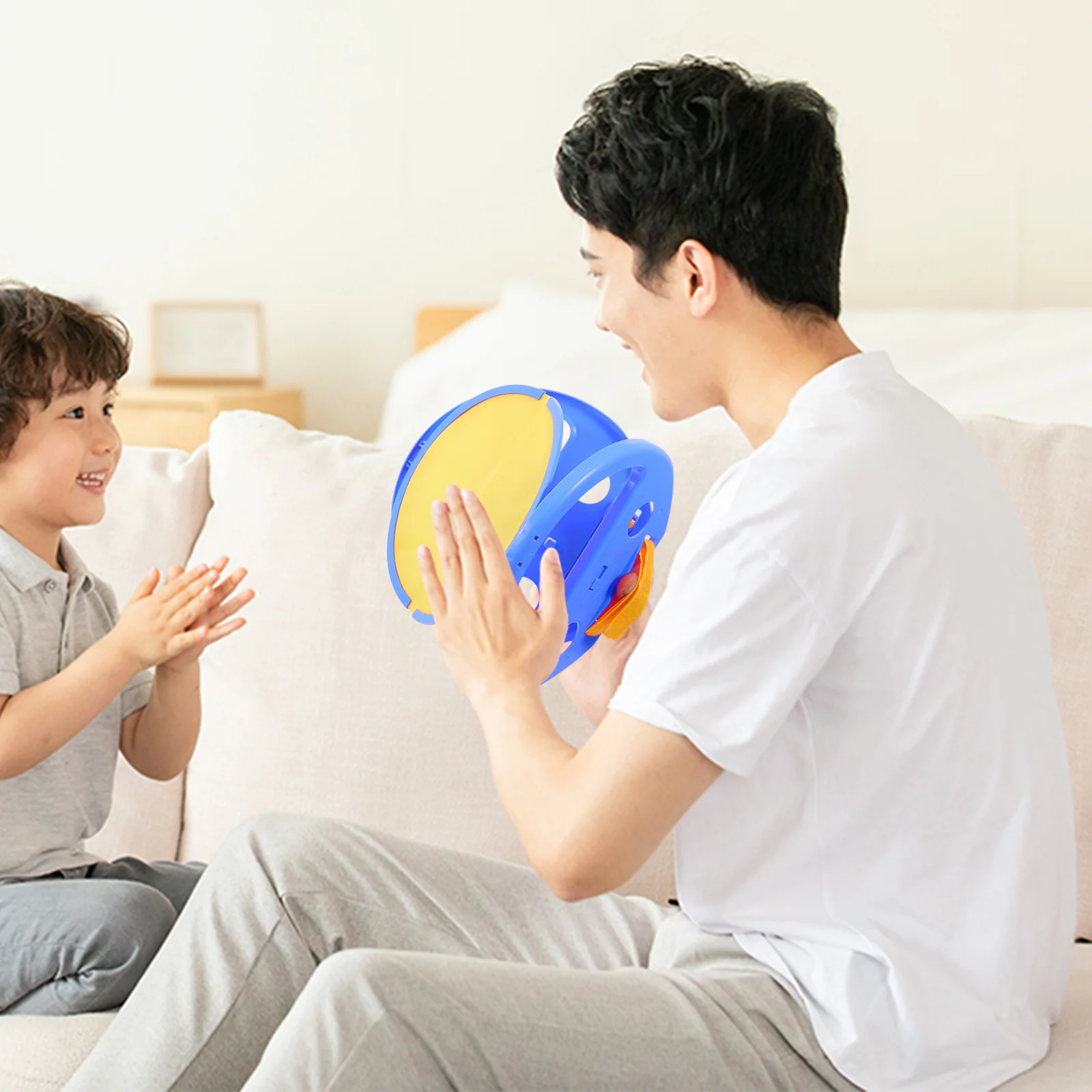 Kit de Jeu Interactif pour Enfant, Jouet à Lancer de Balle, avec Charnière Sante, Accessoire d'Extérieur Intéressant