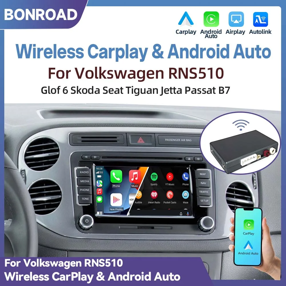 BONROAD Decodificador de Interfaz Inalámbrica Android