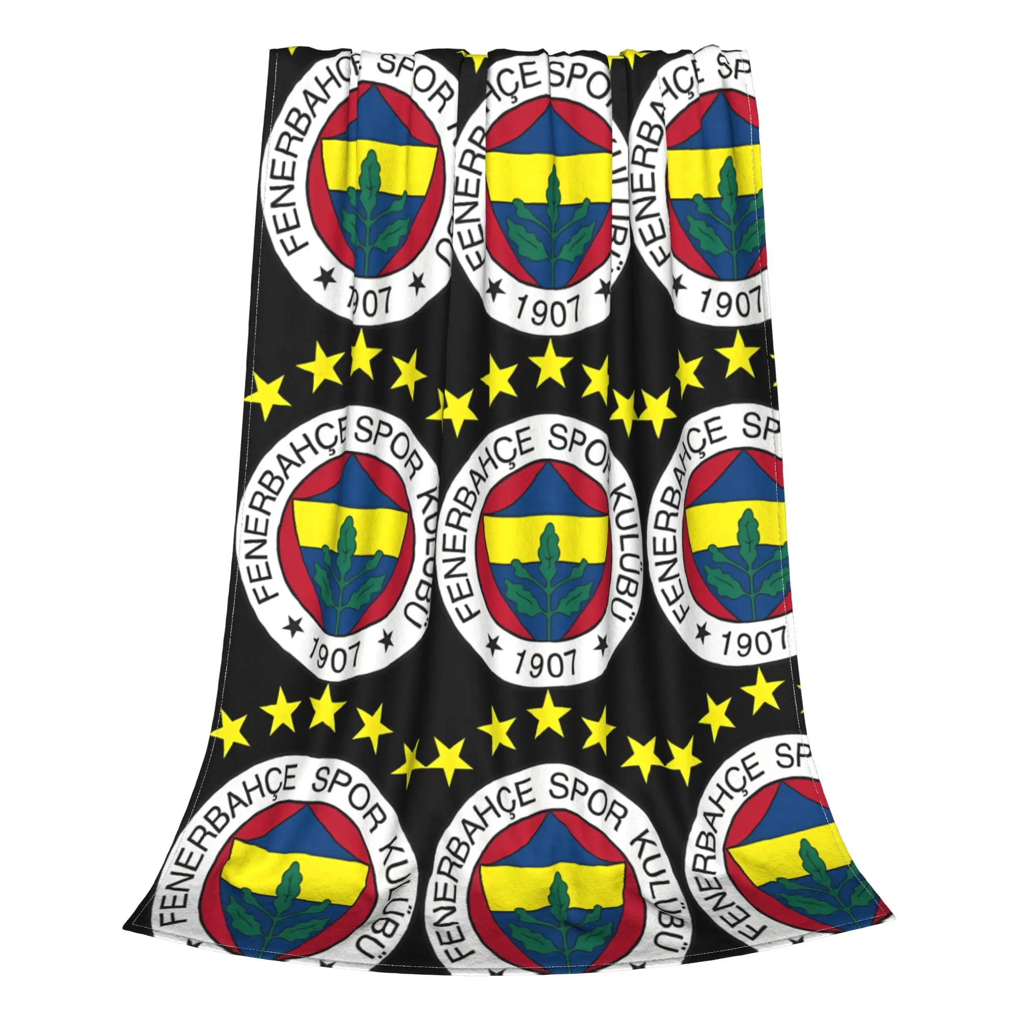 1PC Home Cutecore Stars Fenerbahce Blanket Super Cosy Plush Home Living Room Sofa Halloween