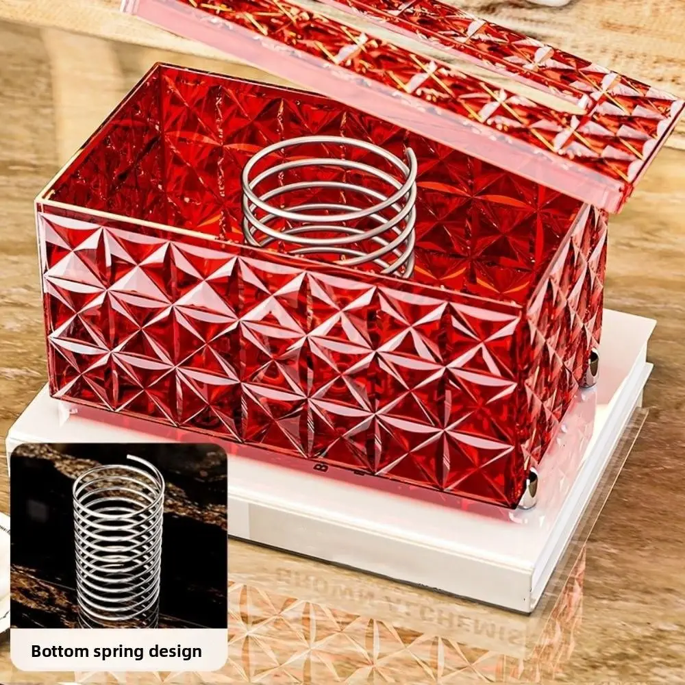 

Коробка для хранения салфеток в европейском стиле, минималистичный чехол для бумажных полотенец с гладкой экстракцией, автоматический подъемный прямоугольник, легкая роскошная коробка для салфеток