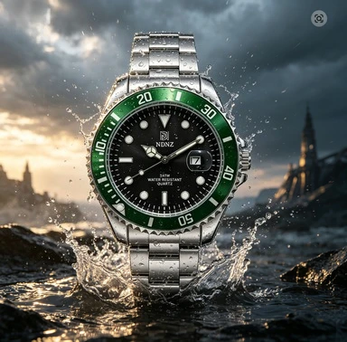 ndnz-fashion-men's-watch-solid-color-steel-strap-colorful-dial-quartz-watch-for-boyfriend