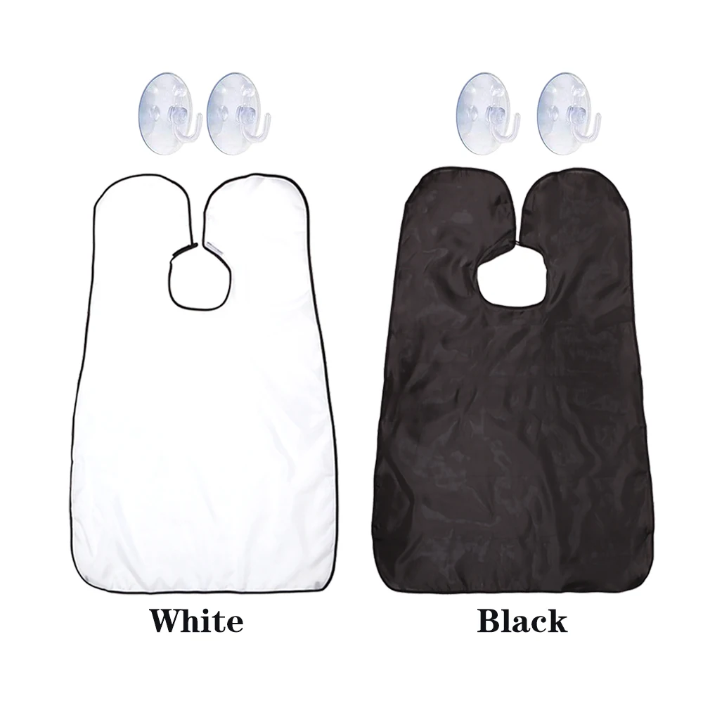 Niewyciekający fartuch do strzyżenia brody, czarny fartuch do pielęgnacji brody dla mężczyzn, 1 szt., łapacz włosów do brody dla mężczyzn, zestaw do golenia dla taty