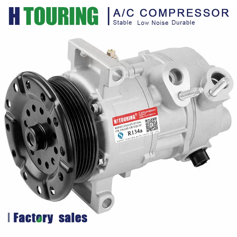 

AC Compressor for Dodge Caliber Jeep Compass Patriot 5SE12C Car Air 5058228AE 5058228AF 5058228AG 5058228AH 5058228AI 55111423AC