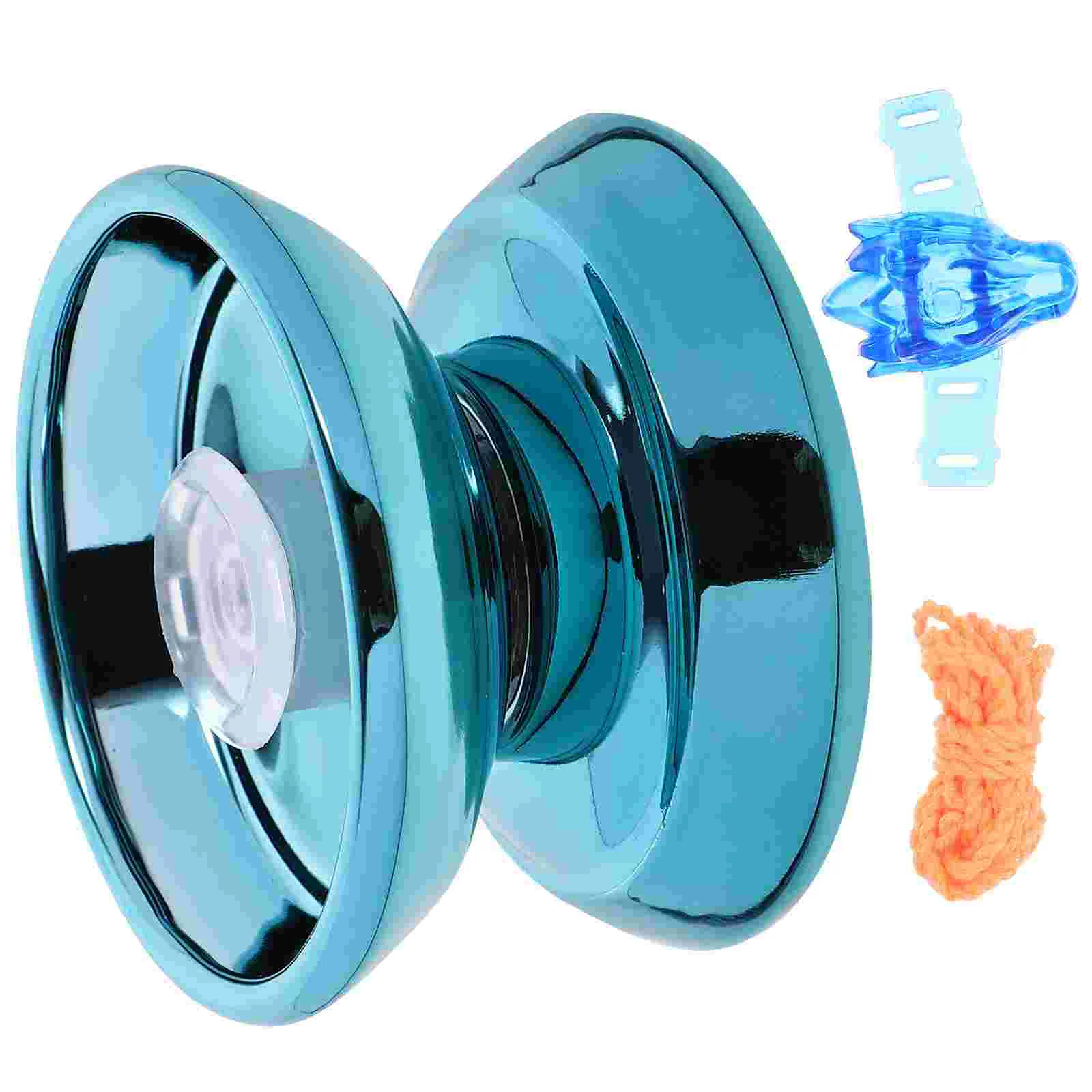 Kids Toys Alloy Yo-Yo Entry Type Dead Sleep Living Competitive Small Yo-yos Major Blue Fingertip Ball Metal Child