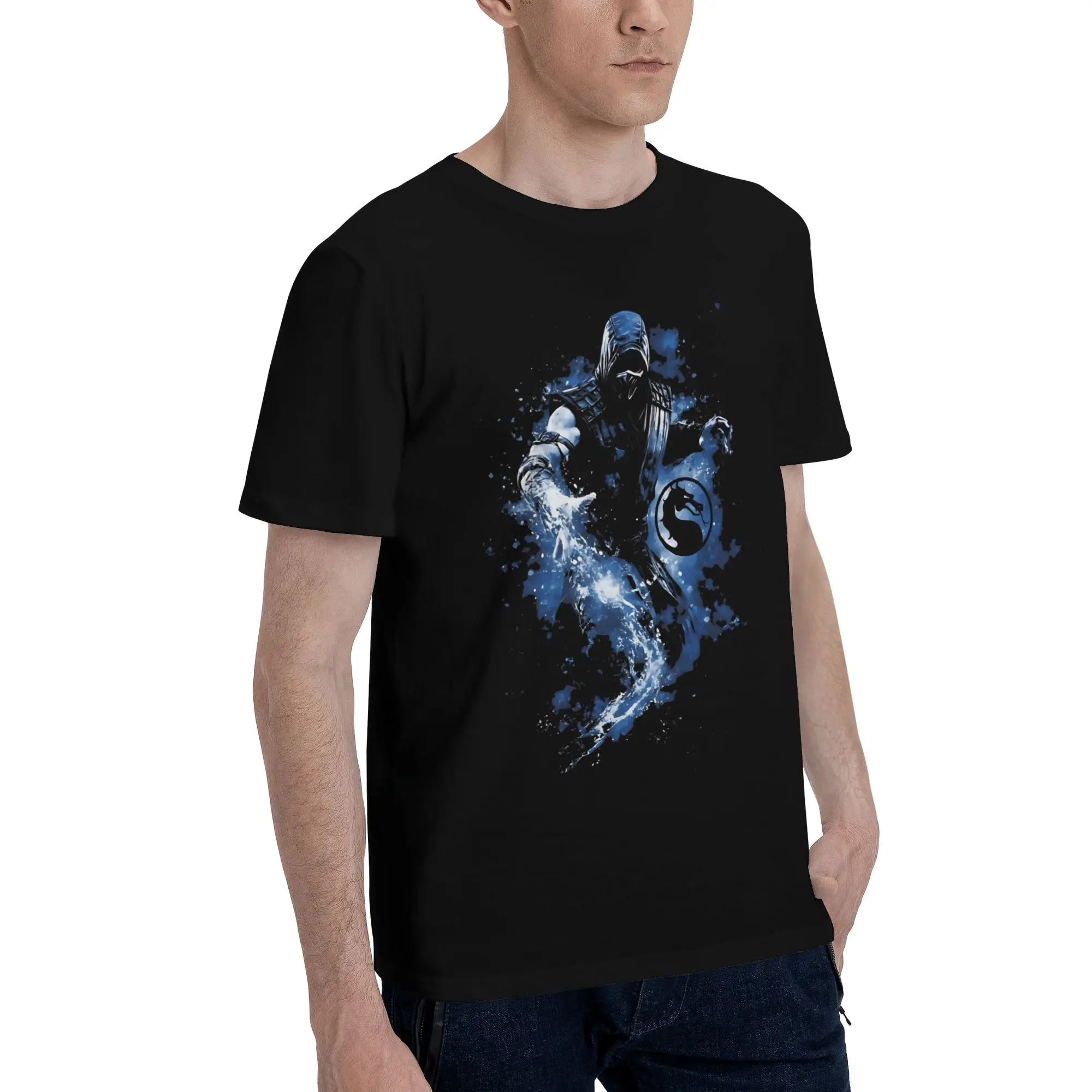 Kombat 1992  Novelty 100% Cotton T-Shirt Mortal Kombat Tops Tees For Men