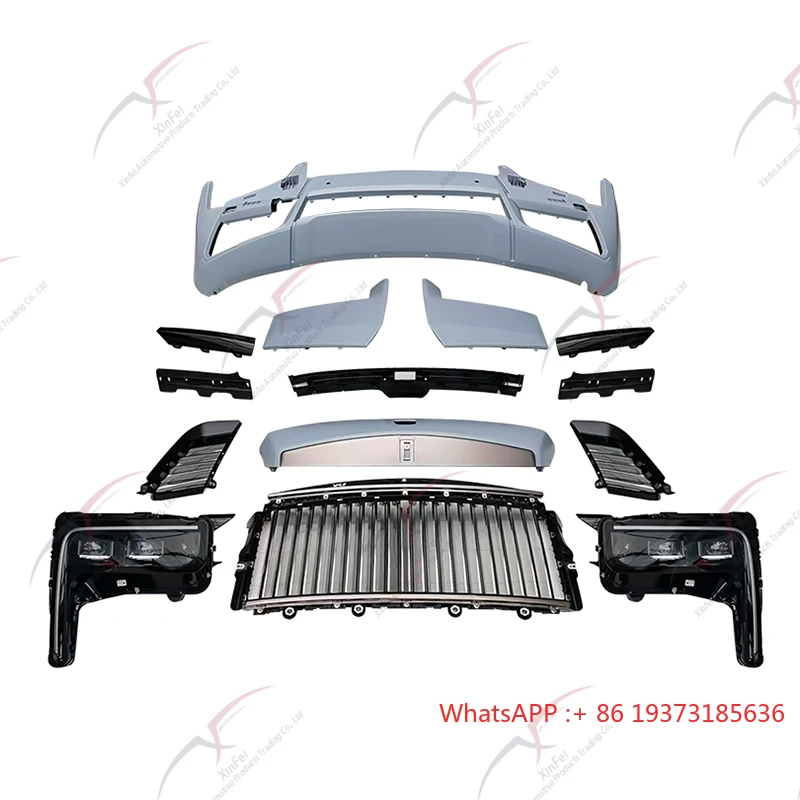 Suitable for Rolls Royce Cullinan Body Kit 2019 Upgraded 2025 Style Car Bumpers LED Headlights Grille Modification Accessories