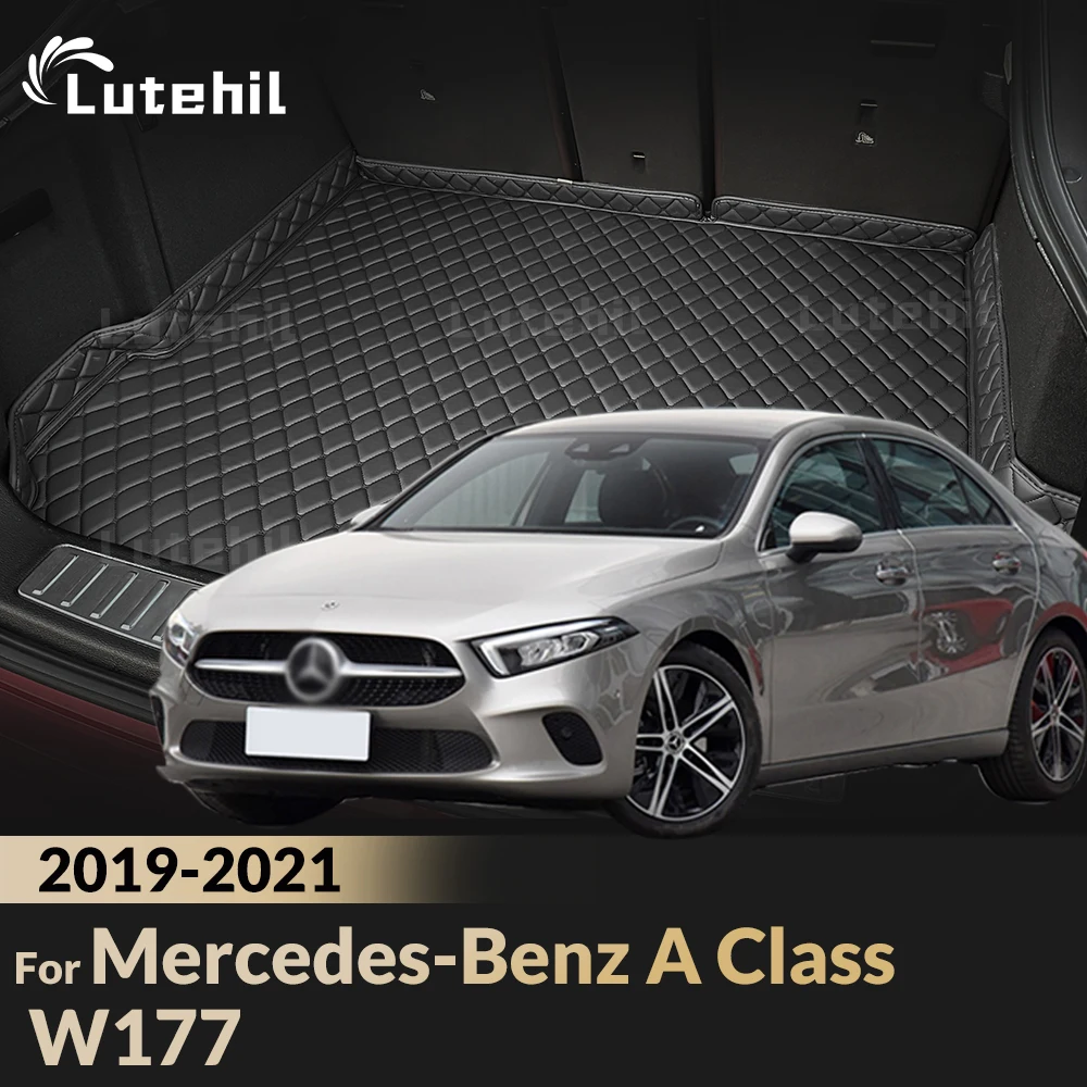 

Lutehil Car Trunk Mat For Mercedes Benz A Class W177 A180 A200 A200 A220 2019 2020 2021 Car Accessories Auto Interior Decoration
