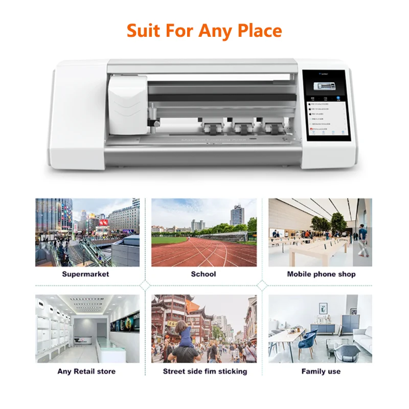 Unlimited Intelligent Cutter Auto Tpu Plotter Hydrogel Film Entsperren Sie die mobile Displayschutzfolie Schneidemaschine