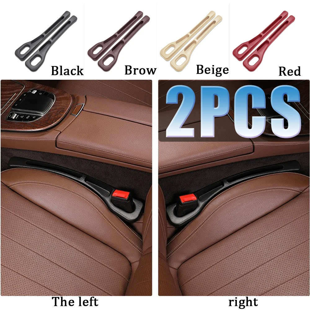 

1 Pair Universal Car Seat Gap Plug Strip Side Seam Car Gap Filler Leak Proof Seat Gap Storage Organizer Interior Decoration