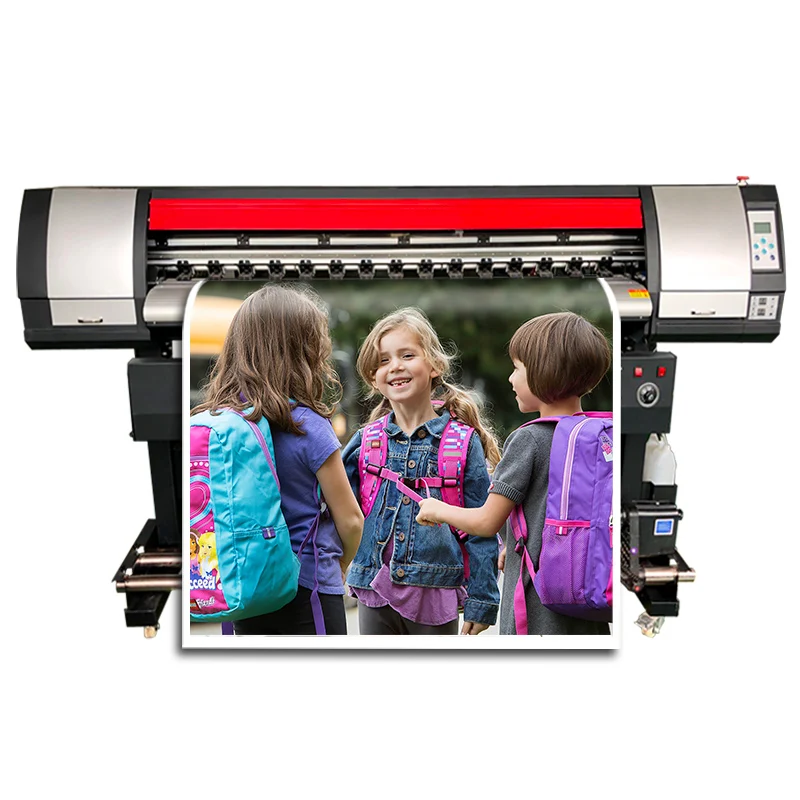 High quality Advertising paper ECO solvent printer 1.6m 1.8m car stickers printing machine indoor/outdoor adhesive