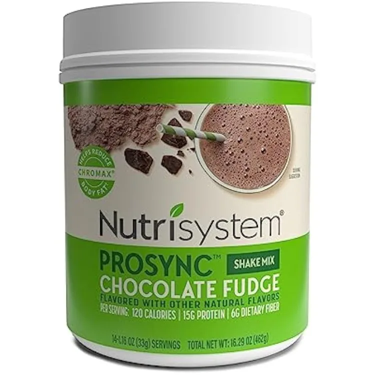 Nutrisystem ProSync Chocolate Meal Replacement Protein Shake Mix - 14 Servings