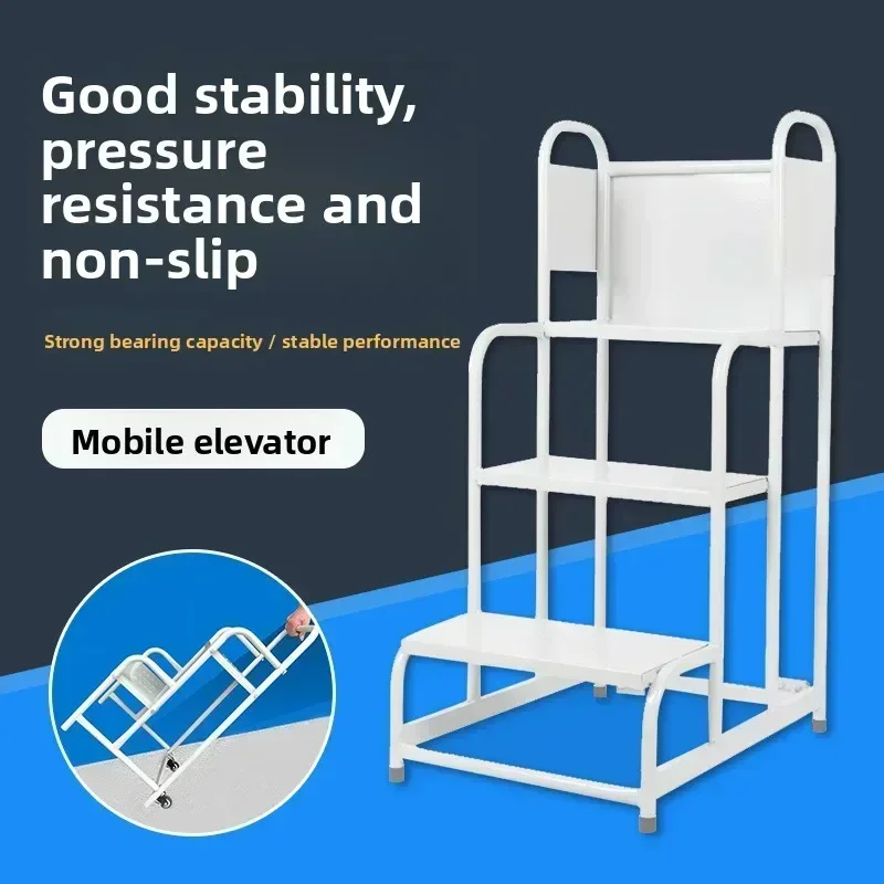 Warehouse Tally Climbing Ladder Freight Ladder 2 Steps 3 Steps Ladder Stacking Truck Loading And Unloading Truck Mobile Pulley