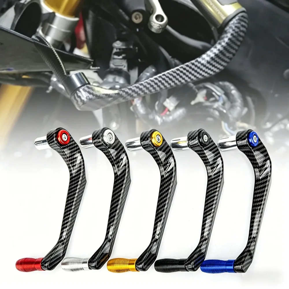 Universal Motorcycle CNC Aluminum Alloy Handlebar Brake Clutch Lever Hand Guard Protector Modification Motorbike Moto Handguard