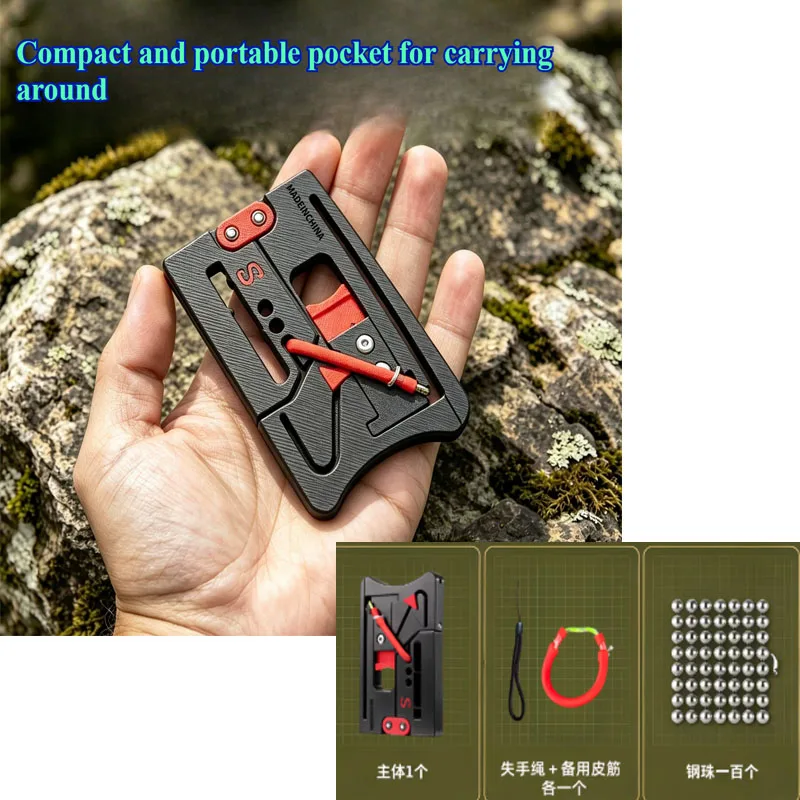 Folding new card style adult specific high-precision decompression portable survival equipment for outdoor target shooting