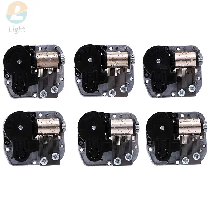 7 Songs Mechanical DIY Windup Music Box Sankyo Musical Movement + Screws + Key Christmas Gift Ornament Gift Box Accessories