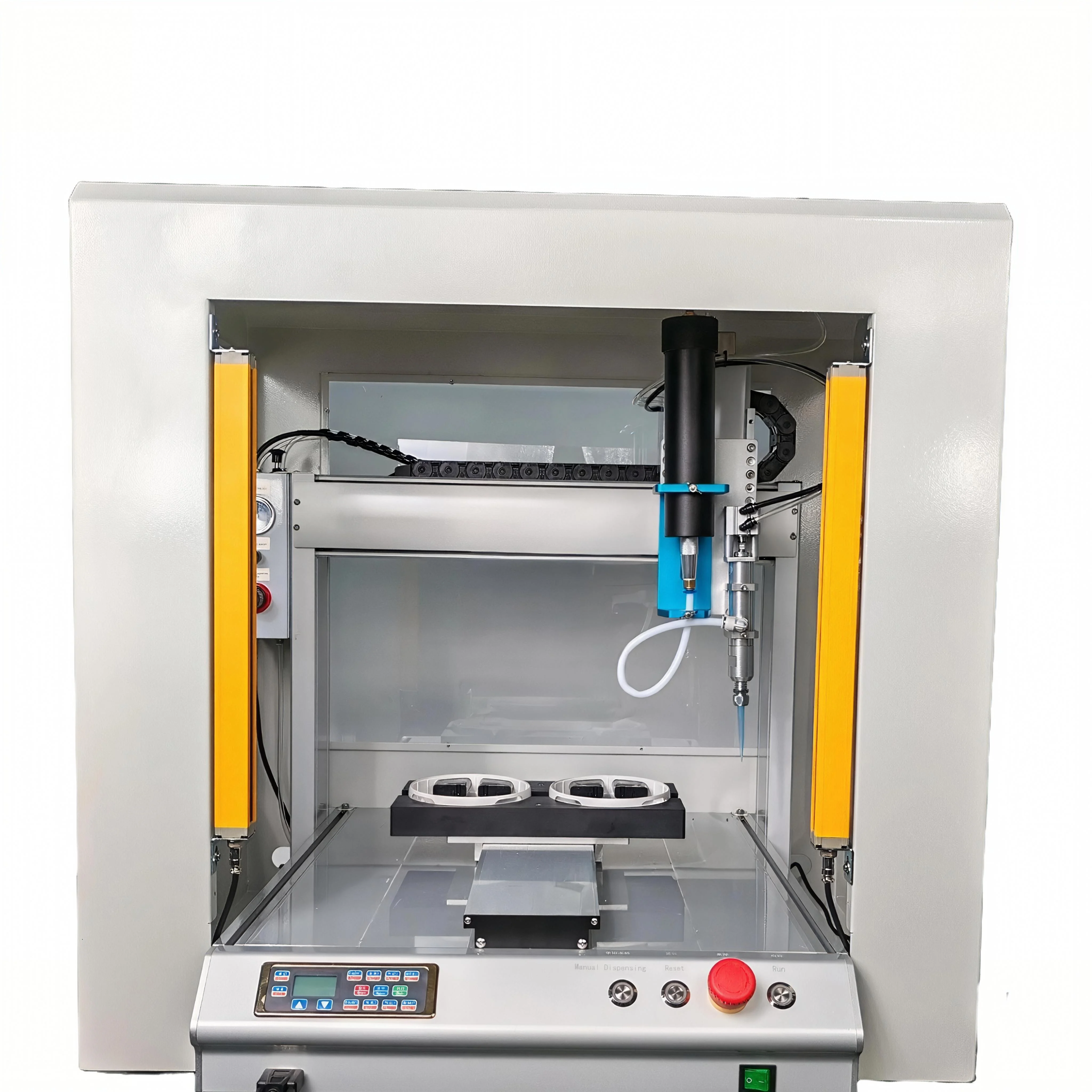 3 Axis Electric Automatic Dispensing Machine With Gear-Driven High-Accuracy Hot Melt Cold Glue Protective Cover Security Grating