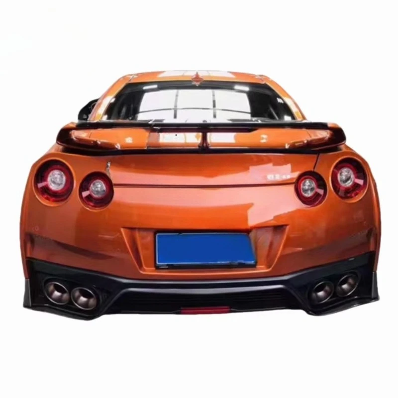 Conversion car bumpers rear wing body kit VRS style car spoilers for Nissan gtr r35 upgrade VRS trunk tail wing automotive parts