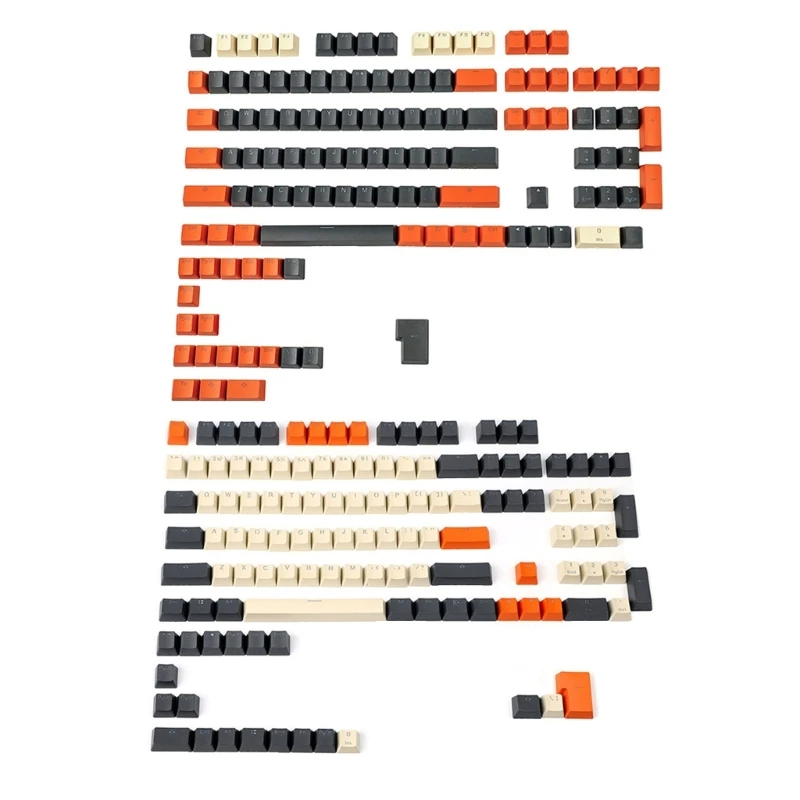 PBT Keycaps Backlit Keycap Set Double Shot Translucents OEM Profile for 104 96 84 87 68 61 Switches Keyboard Dropship