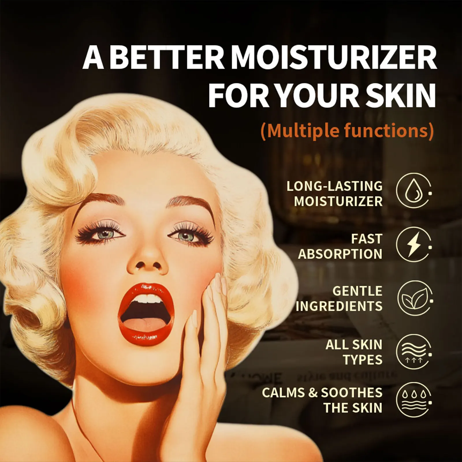 Lakerain Tallow & Honey Moisturizing Cream | Nourishing Tallow Balm for Deep Hydration | Soothing Face & Body Cream for Soft