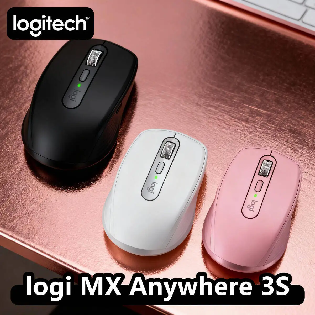 

Мышь Logitech MX Anywhere 3S, беспроводная, 8000 точек на дюйм, Comfortable Touch, MagSpeed, Logitech Flow, ПК (мультистильная мышь Logitech)